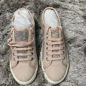 Girls size two blinged out sneakers
